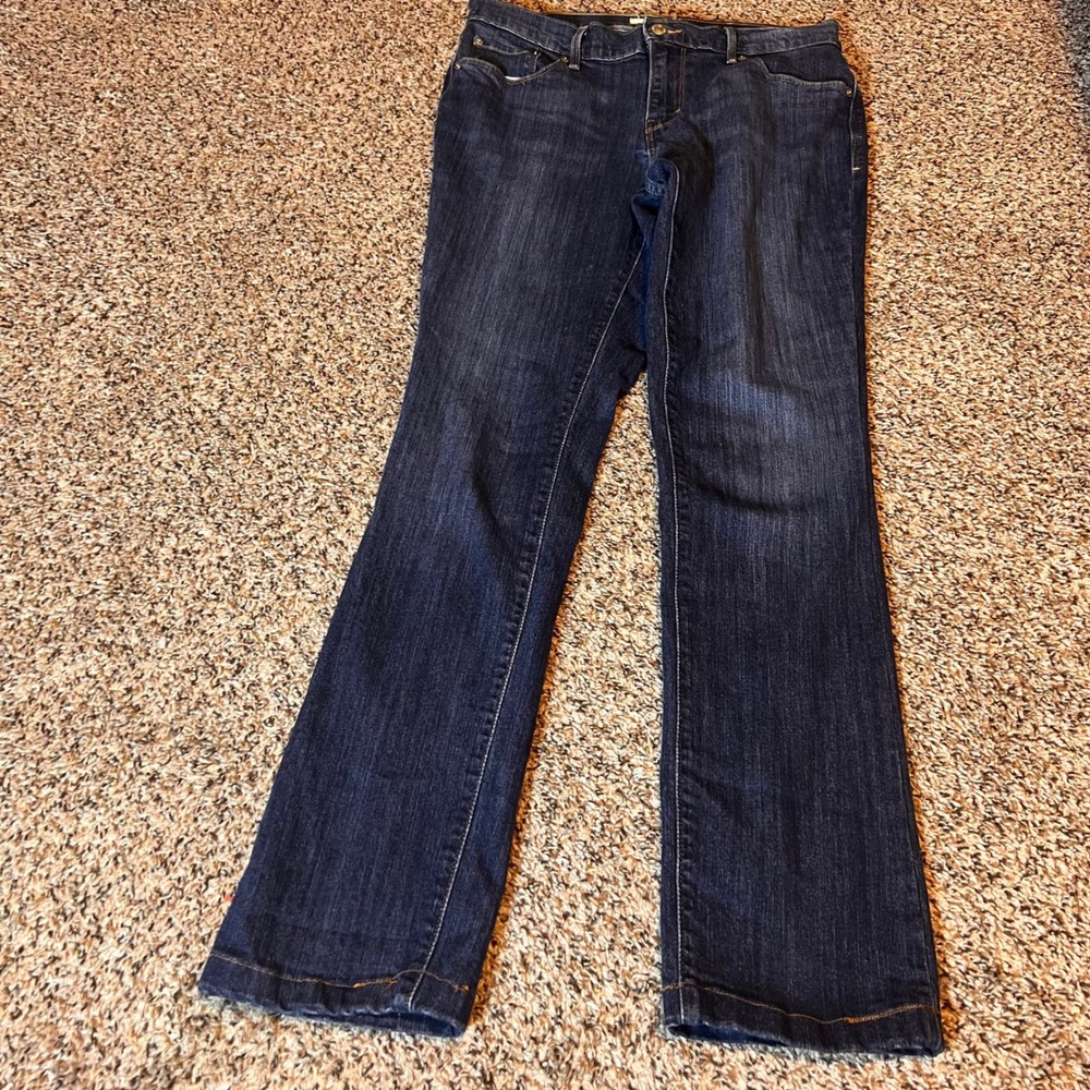 Levi's 505 Straight Leg Jeans Women's Size 28‎ Dark Wash Denim
